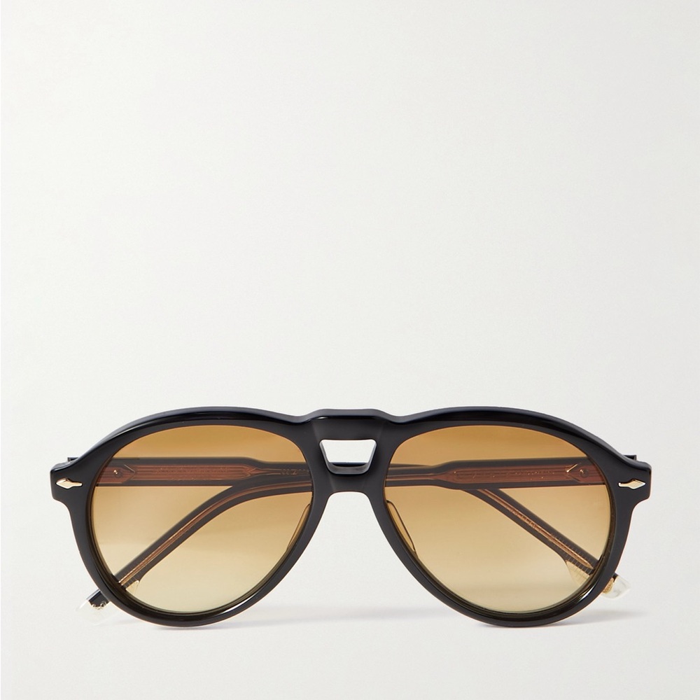 JACQUES MARIE MAGE
Valkyrie Aviator-Style Acetate Sunglasses
